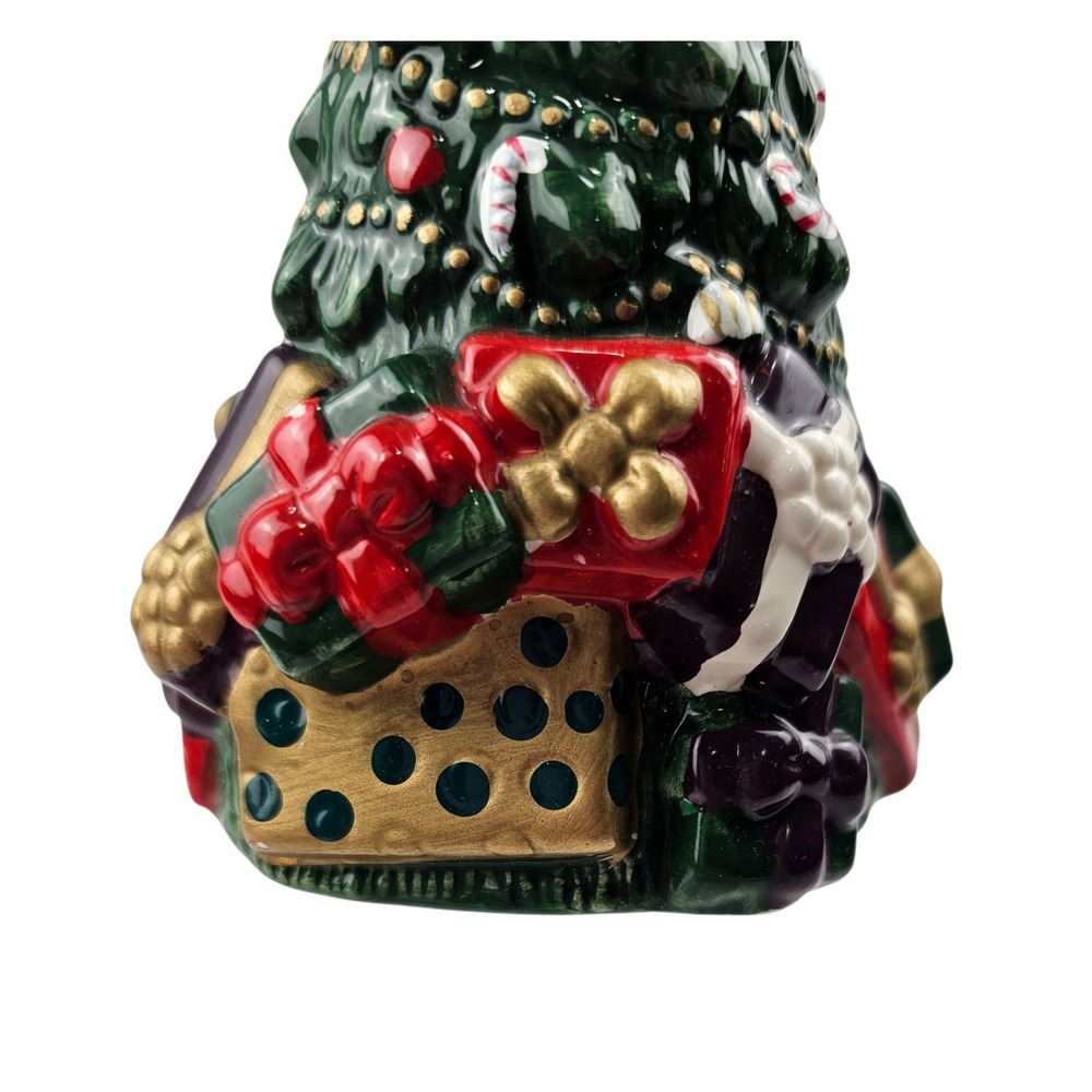 Allure 1996‎ Christmas Tree Ceramic Soap Dispenser Holiday Decor - Picture 12 of 12